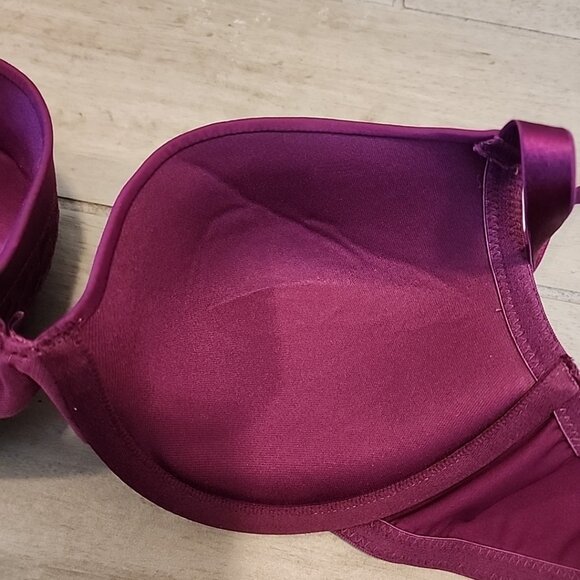 Maidenform Bra 34D Red Underwire Padded Push Up SE5757 - Picture 5 of 5